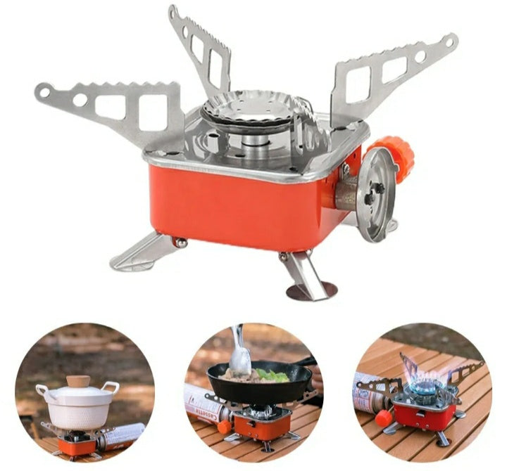 Portable card type stove