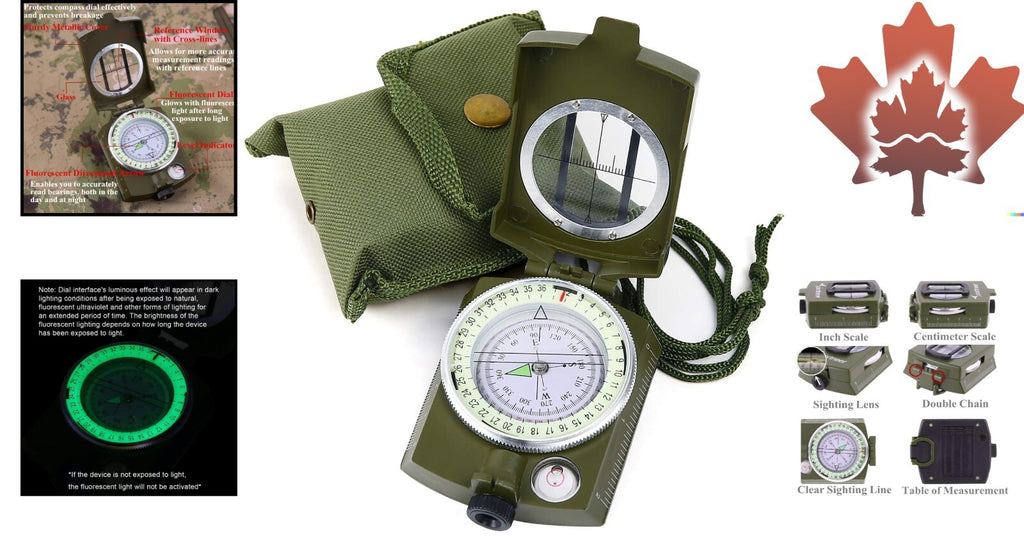 High-Precision Military Lensatic Compass