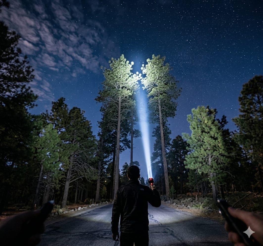 5 in 1 Multifunctional Torch 1KM Range