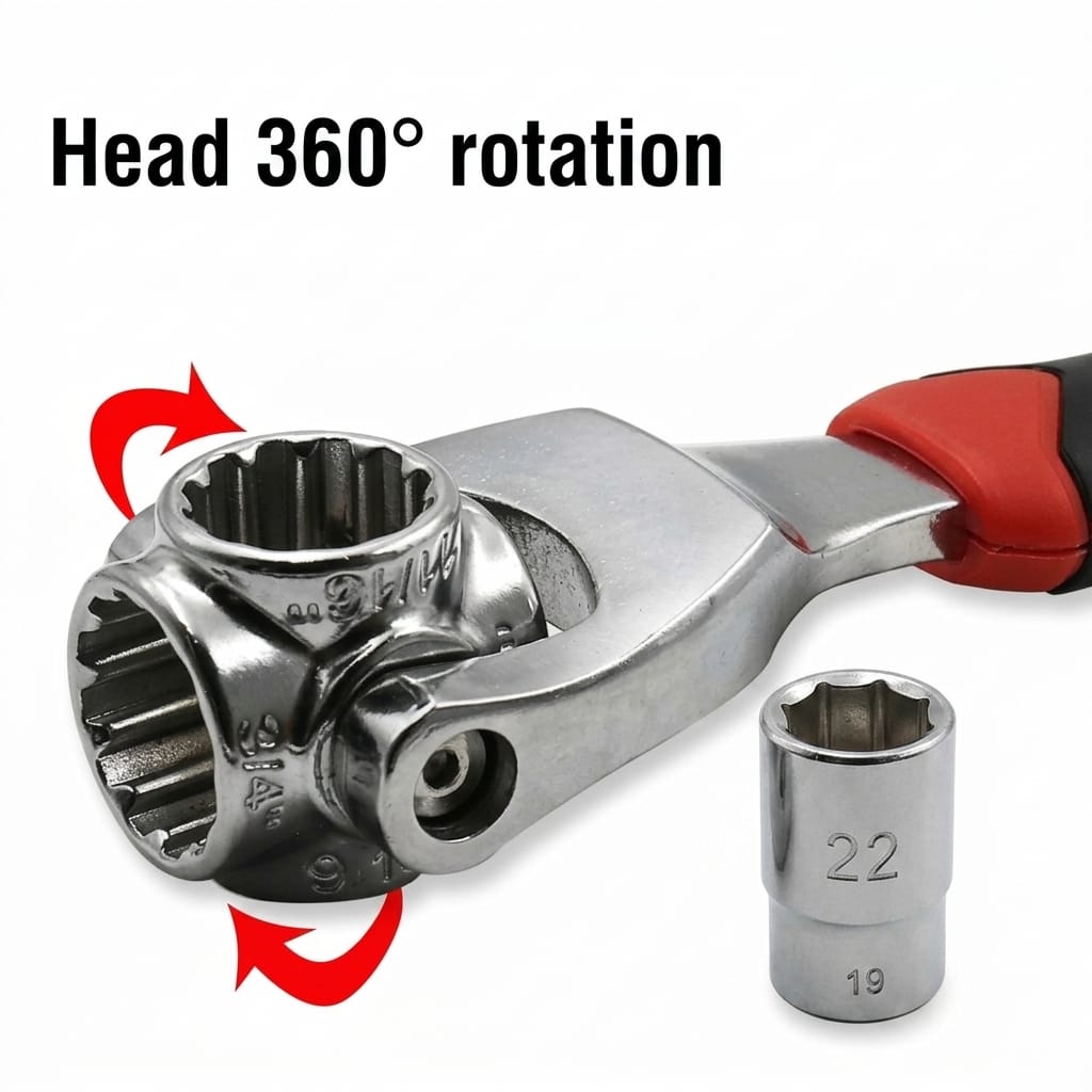 8 in 1 Universal Socket Wrench