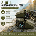 3 in 1 Survival Whistle (Pack of 3