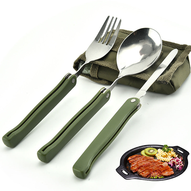3 Pcs Camping Cutlery Set