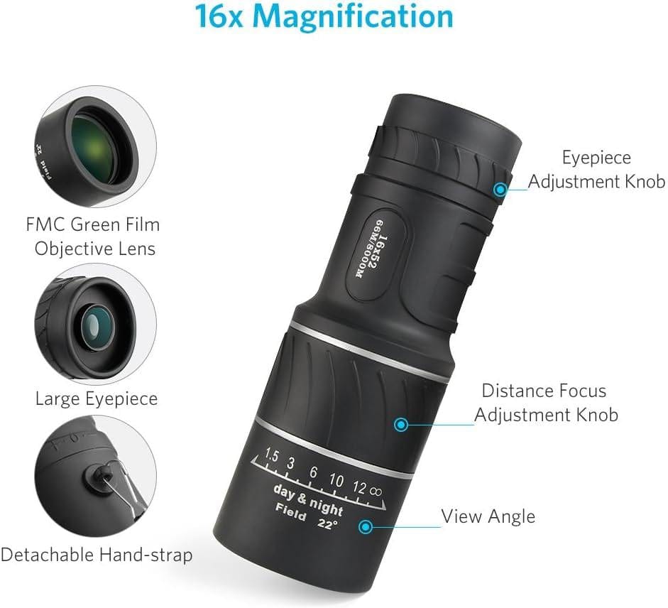 Sakura 16x52 Monocular Telescope