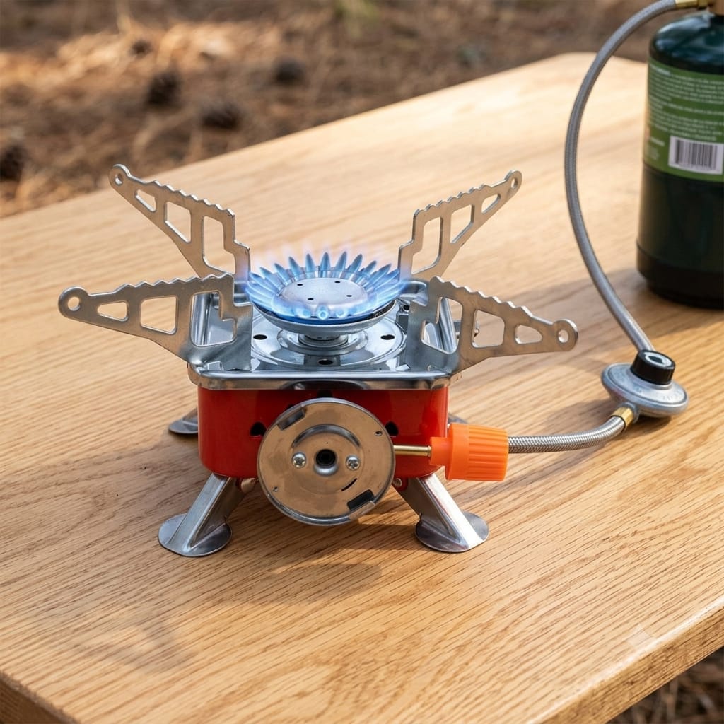 Portable card type stove